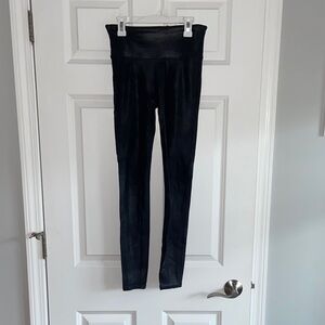 SPANX Faux Leather Black Leggings